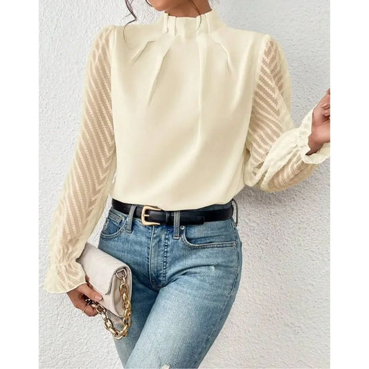 Loose Fit Chiffon Blouse