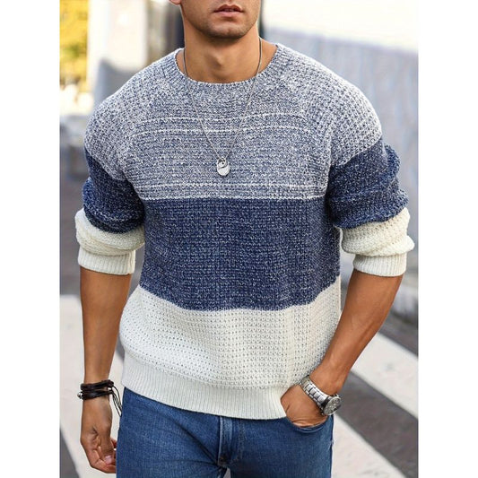 Color Block Knit Sweater