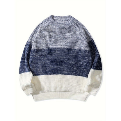 Color Block Knit Sweater