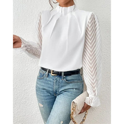 Loose Fit Chiffon Blouse