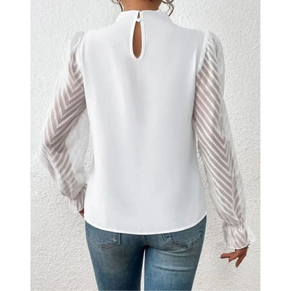 Loose Fit Chiffon Blouse