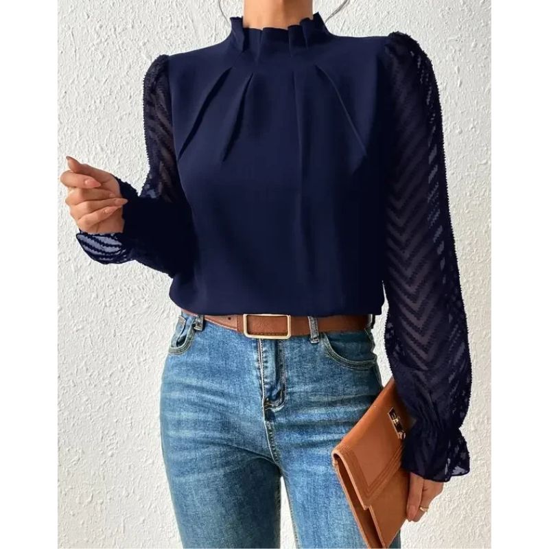 Loose Fit Chiffon Blouse