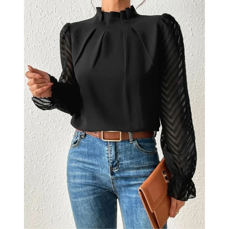 Loose Fit Chiffon Blouse