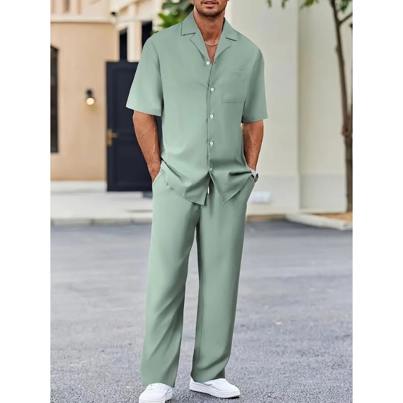 Short Sleeve Suit Set