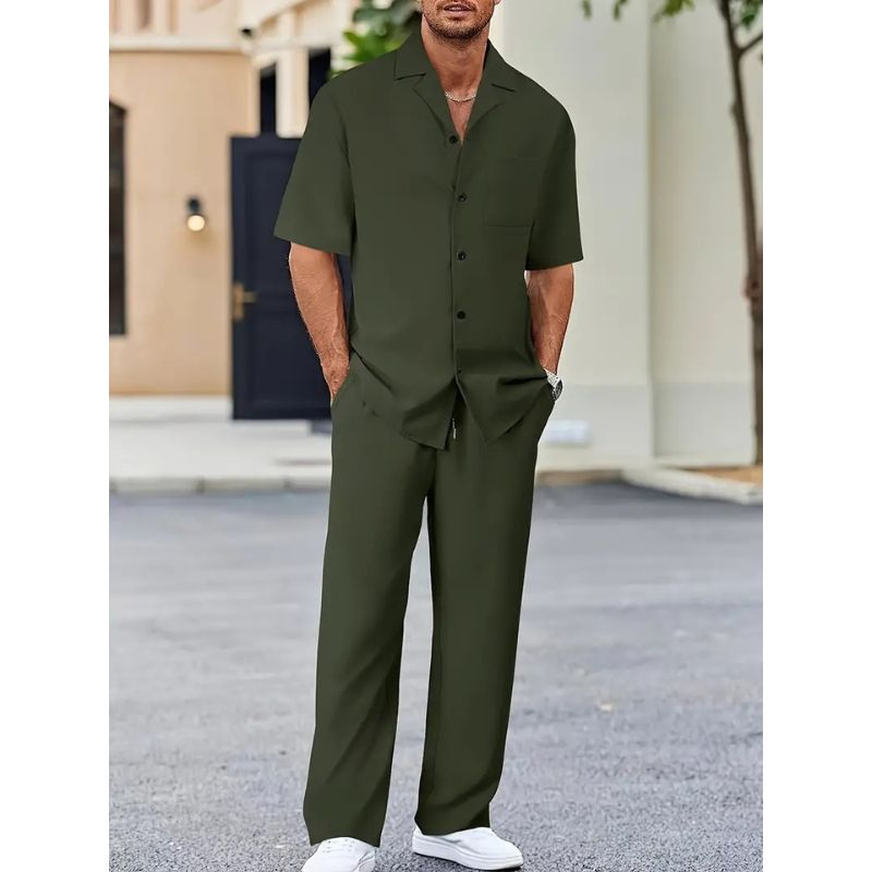 Short Sleeve Suit Set