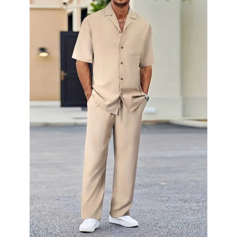 Short Sleeve Suit Set